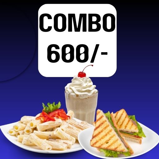 Combo @ Just 600/- :  1 Pasta + Sandwich + Any Milk Shake